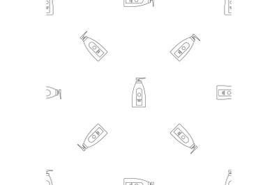 Uv dispenser cream pattern seamless vector