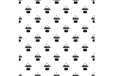 Hat with a star pattern seamless vector