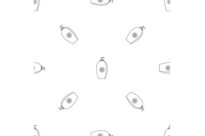 Sun lotion dispenser pattern seamless vector