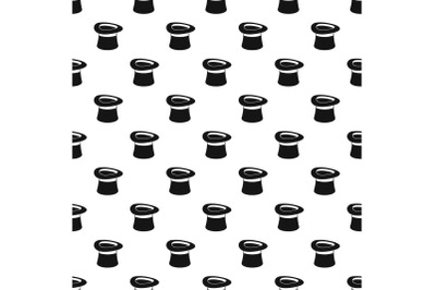 Inverted hat pattern seamless vector
