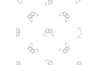 Smartphone video live pattern seamless vector