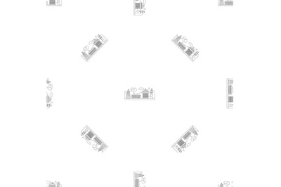 Taipei city pattern seamless vector