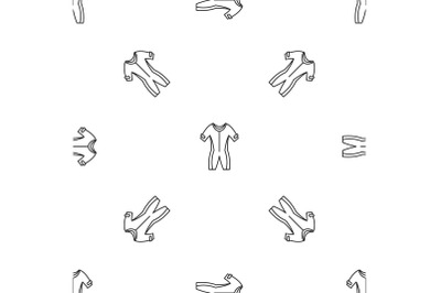 River clothes pattern seamless vector