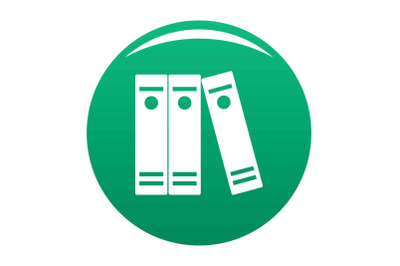 Book lawyer icon vector green