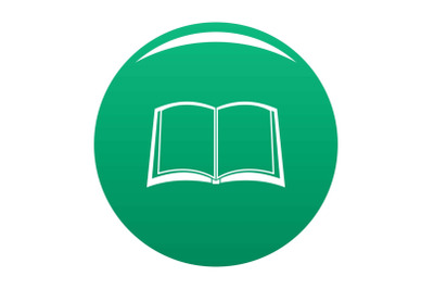 Book university icon vector green