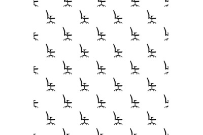 Soft chair pattern seamless vector