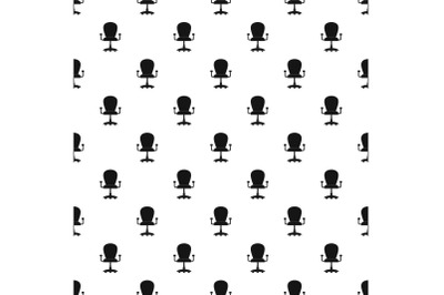 Leather armchair pattern seamless vector