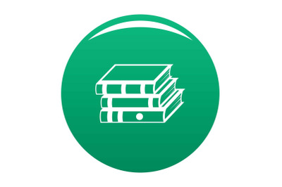 Book school icon vector green