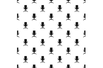 Comfortable armchair pattern seamless vector