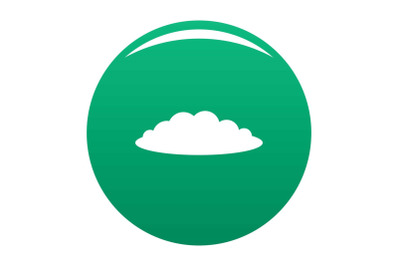 Cloud icon vector green
