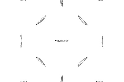 Kayak pattern seamless vector