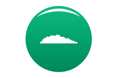 Meteorology icon vector green