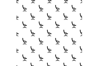 Guest chair pattern seamless vector
