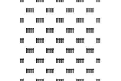 Fence with ball pattern seamless vector