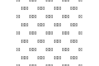 Fence in town pattern seamless vector