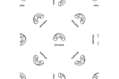 Pippe doppia pattern seamless vector