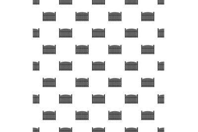 Wooden fence pattern seamless vector