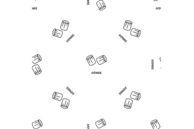 Avemarie pasta pattern seamless vector