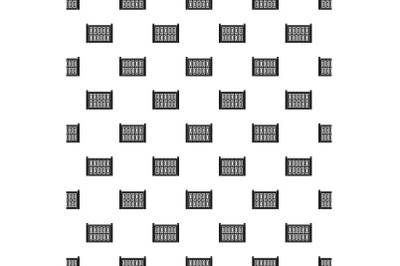 Concrete fence pattern seamless vector
