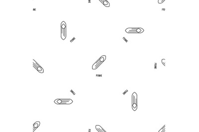 Penne pasta pattern seamless vector