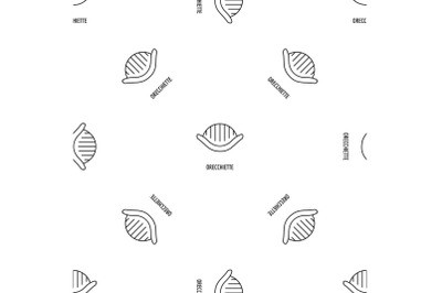 Orecchiette pattern seamless vector