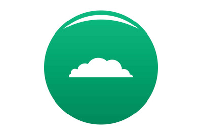 Climate icon vector green