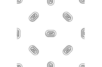 Aloe soap pattern seamless vector