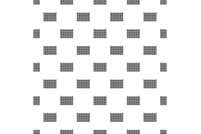 Country fence pattern seamless vector