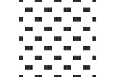 Wooden peak fence pattern seamless vector
