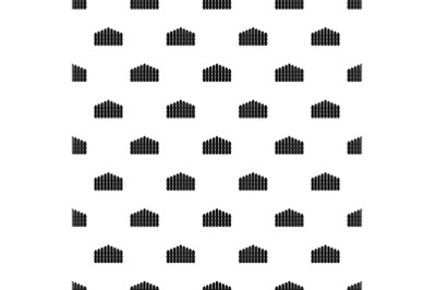 Triangular fence pattern seamless vector