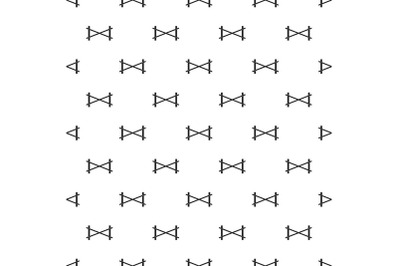 Fence of two rod pattern seamless vector