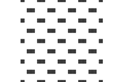 Low fence pattern seamless vector