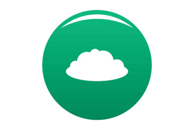 Altostratus icon vector green