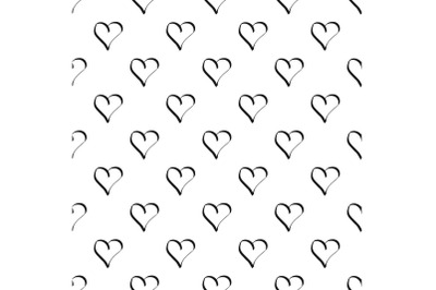 Best heart pattern seamless vector