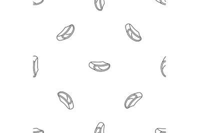 Cut aloe pattern seamless vector