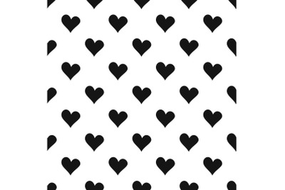 Evil heart pattern seamless vector