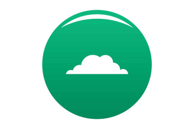 Weather icon vector green