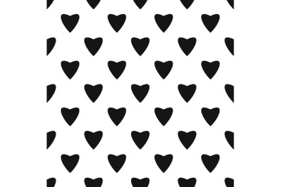 Proud heart pattern seamless vector