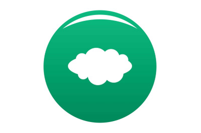 Rain icon vector green