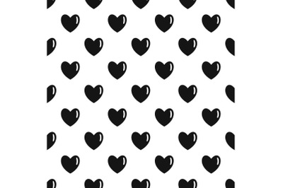 Warm human heart pattern seamless vector