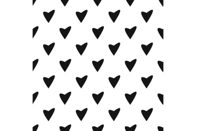 Gentle heart pattern seamless vector
