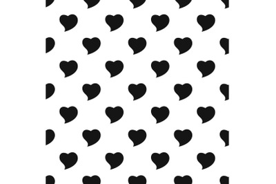 Brave heart pattern seamless vector