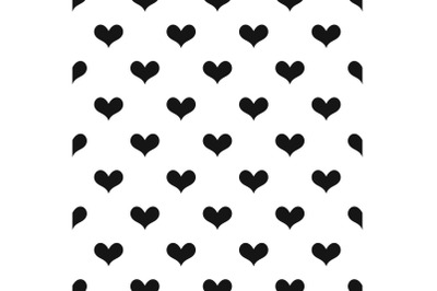 Gustatory heart pattern seamless vector