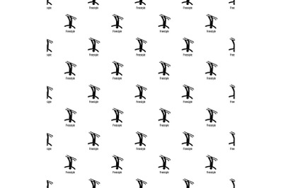Freestyle pattern seamless vector