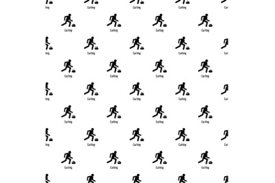 Curling pattern seamless vector