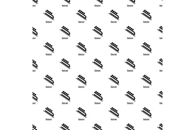 Bobsled pattern seamless vector