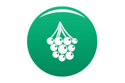 Sweet grape icon vector green