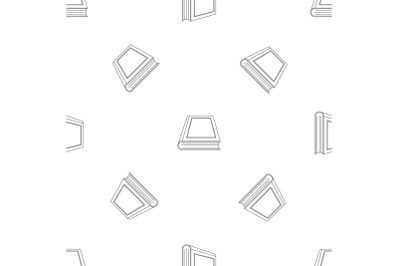 School book pattern seamless vector