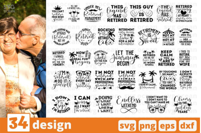 Retirement SVG Bundle