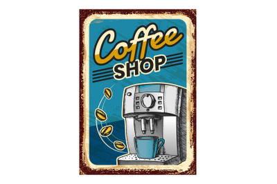 Coffee Shop Creative Advertising Banner Vector